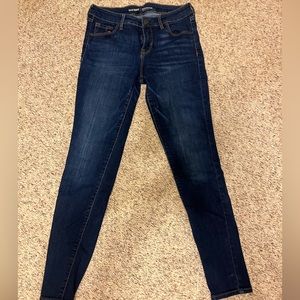 OLD NAVY, rockstar mid-rise skinny jeans, women’s 8